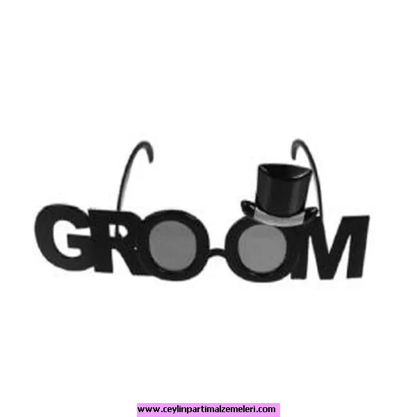 Groom Yazılı Lüks Gözlük